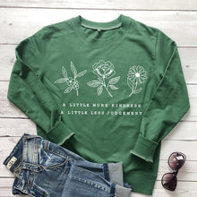 Load image into Gallery viewer, More Kidness, Less Judgement Sweatshirt